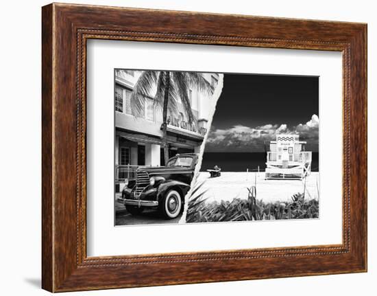 Dual Torn Posters Series - Miami-Philippe Hugonnard-Framed Photographic Print