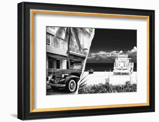 Dual Torn Posters Series - Miami-Philippe Hugonnard-Framed Photographic Print