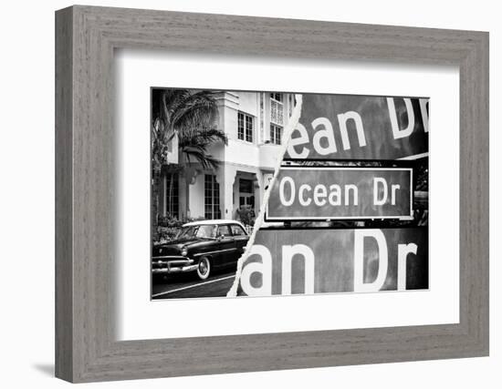 Dual Torn Posters Series - Miami-Philippe Hugonnard-Framed Photographic Print