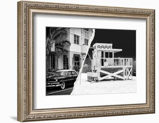 Dual Torn Posters Series - Miami-Philippe Hugonnard-Framed Photographic Print