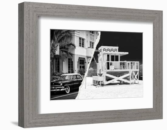 Dual Torn Posters Series - Miami-Philippe Hugonnard-Framed Photographic Print