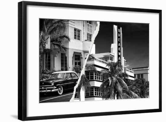 Dual Torn Posters Series - Miami-Philippe Hugonnard-Framed Photographic Print