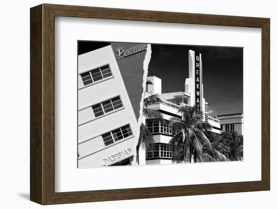 Dual Torn Posters Series - Miami-Philippe Hugonnard-Framed Photographic Print