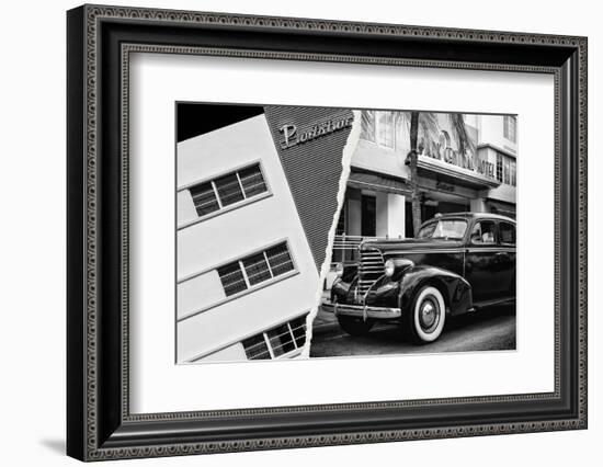 Dual Torn Posters Series - Miami-Philippe Hugonnard-Framed Photographic Print