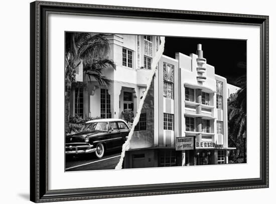 Dual Torn Posters Series - Miami-Philippe Hugonnard-Framed Photographic Print