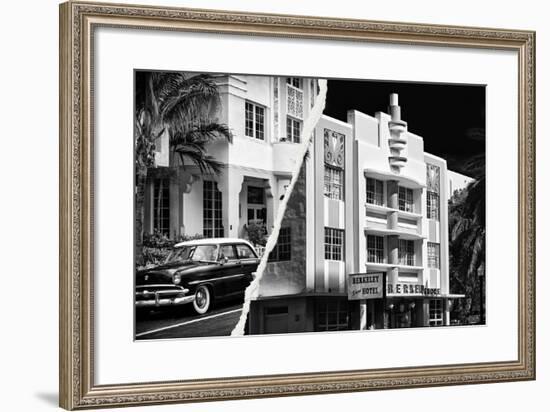 Dual Torn Posters Series - Miami-Philippe Hugonnard-Framed Photographic Print