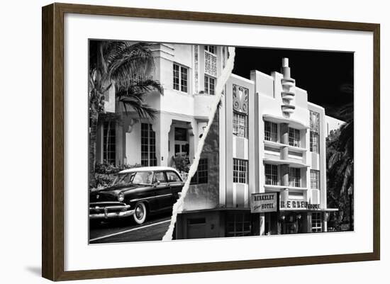 Dual Torn Posters Series - Miami-Philippe Hugonnard-Framed Photographic Print