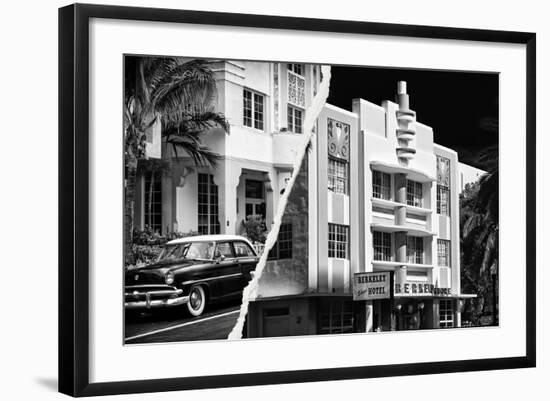 Dual Torn Posters Series - Miami-Philippe Hugonnard-Framed Photographic Print