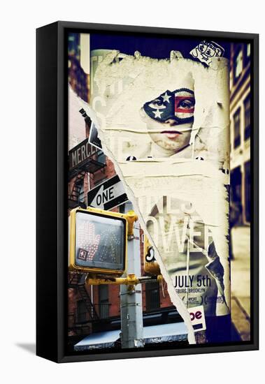 Dual Torn Posters Series - New York City-Philippe Hugonnard-Framed Premier Image Canvas