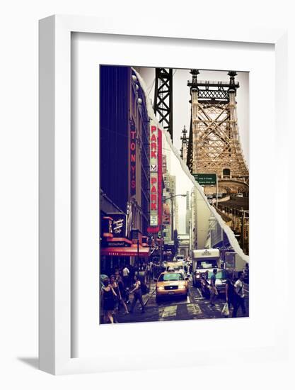 Dual Torn Posters Series - New York City-Philippe Hugonnard-Framed Photographic Print