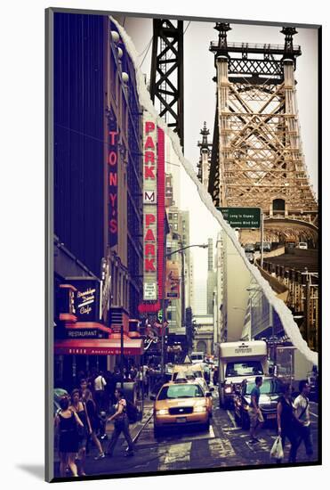 Dual Torn Posters Series - New York City-Philippe Hugonnard-Mounted Photographic Print