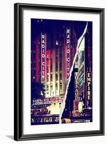 Dual Torn Posters Series - New York City-Philippe Hugonnard-Framed Photographic Print