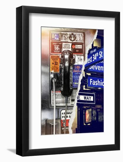 Dual Torn Posters Series - New York City-Philippe Hugonnard-Framed Photographic Print