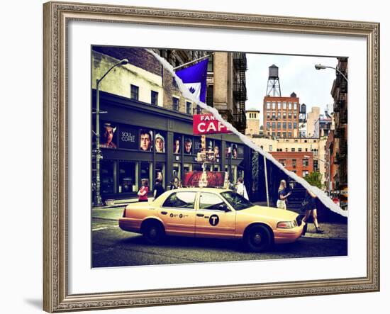 Dual Torn Posters Series - New York City-Philippe Hugonnard-Framed Photographic Print