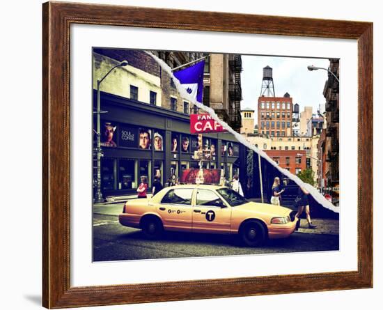 Dual Torn Posters Series - New York City-Philippe Hugonnard-Framed Photographic Print