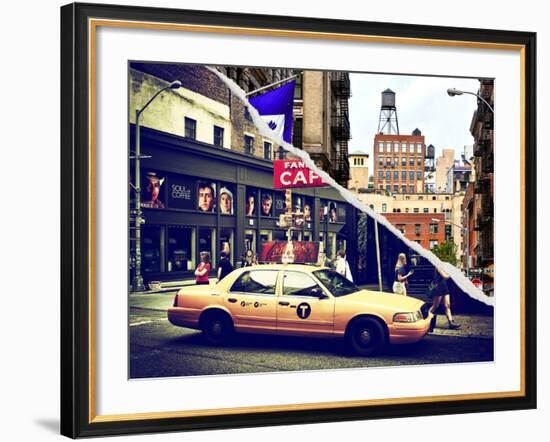 Dual Torn Posters Series - New York City-Philippe Hugonnard-Framed Photographic Print