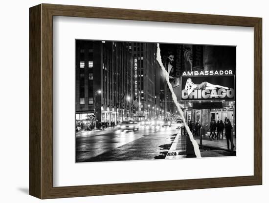 Dual Torn Posters Series - New York City-Philippe Hugonnard-Framed Photographic Print