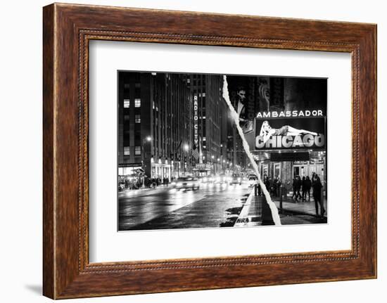 Dual Torn Posters Series - New York City-Philippe Hugonnard-Framed Photographic Print