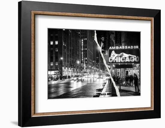 Dual Torn Posters Series - New York City-Philippe Hugonnard-Framed Photographic Print