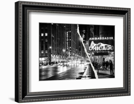 Dual Torn Posters Series - New York City-Philippe Hugonnard-Framed Photographic Print