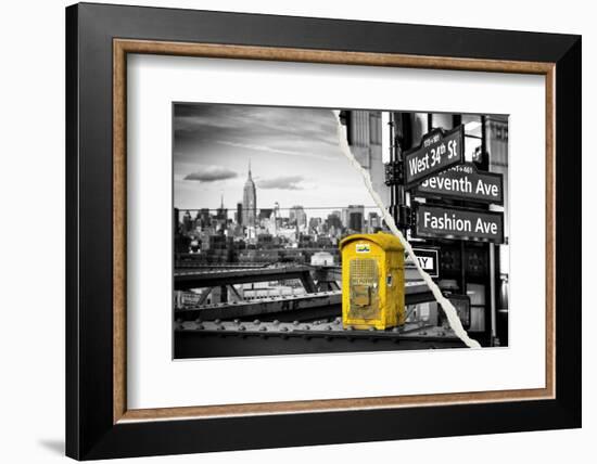 Dual Torn Posters Series - New York City-Philippe Hugonnard-Framed Photographic Print