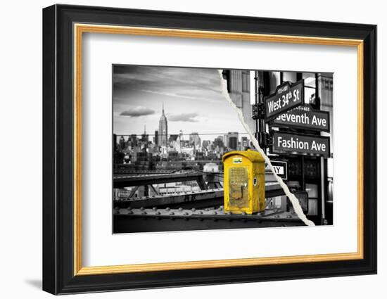 Dual Torn Posters Series - New York City-Philippe Hugonnard-Framed Photographic Print