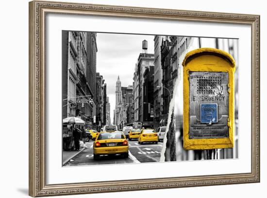 Dual Torn Posters Series - New York City-Philippe Hugonnard-Framed Photographic Print