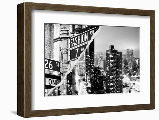 Dual Torn Posters Series - New York City-Philippe Hugonnard-Framed Photographic Print