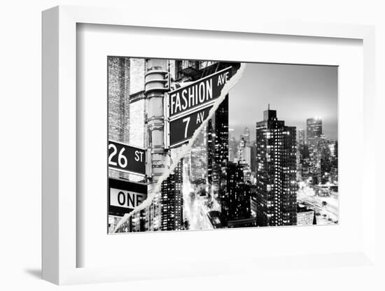 Dual Torn Posters Series - New York City-Philippe Hugonnard-Framed Photographic Print