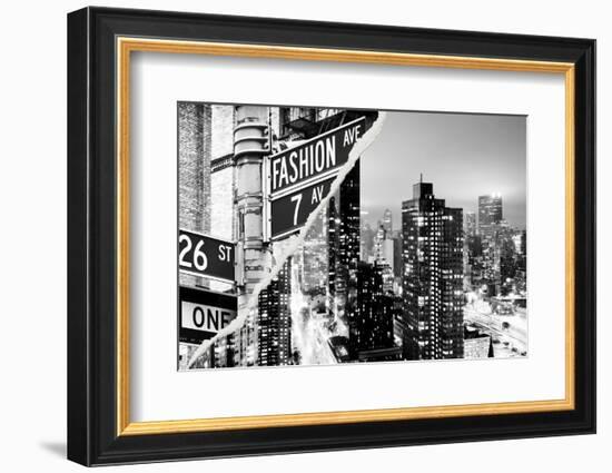 Dual Torn Posters Series - New York City-Philippe Hugonnard-Framed Photographic Print