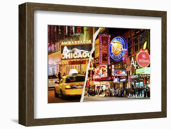 Dual Torn Posters Series - New York City-Philippe Hugonnard-Framed Photographic Print