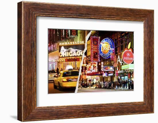 Dual Torn Posters Series - New York City-Philippe Hugonnard-Framed Photographic Print