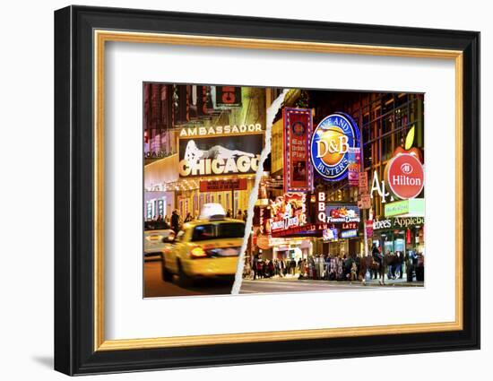 Dual Torn Posters Series - New York City-Philippe Hugonnard-Framed Photographic Print