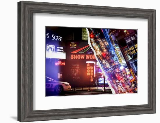 Dual Torn Posters Series - New York-Philippe Hugonnard-Framed Photographic Print