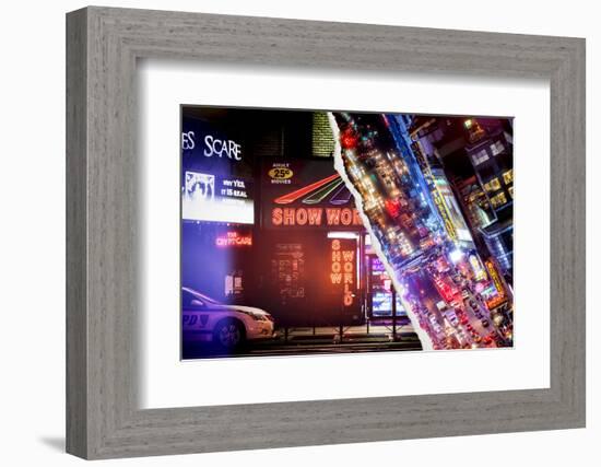 Dual Torn Posters Series - New York-Philippe Hugonnard-Framed Photographic Print