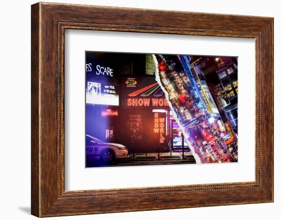 Dual Torn Posters Series - New York-Philippe Hugonnard-Framed Photographic Print