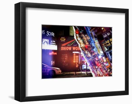 Dual Torn Posters Series - New York-Philippe Hugonnard-Framed Photographic Print