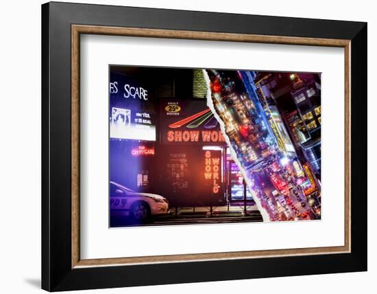 Dual Torn Posters Series - New York-Philippe Hugonnard-Framed Photographic Print