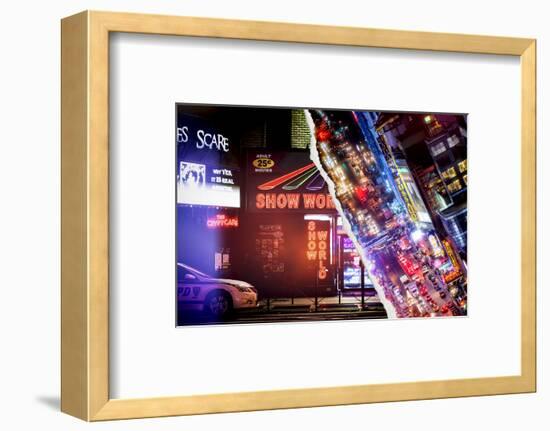 Dual Torn Posters Series - New York-Philippe Hugonnard-Framed Photographic Print