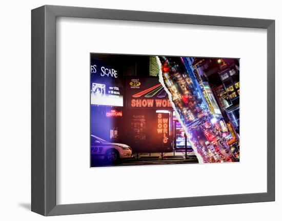 Dual Torn Posters Series - New York-Philippe Hugonnard-Framed Photographic Print