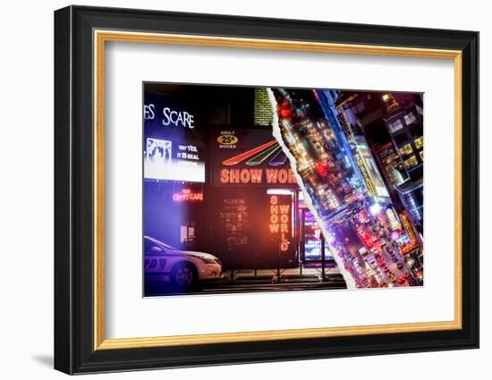 Dual Torn Posters Series - New York-Philippe Hugonnard-Framed Photographic Print