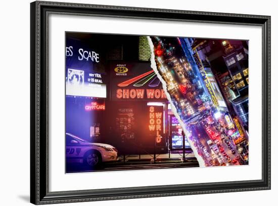 Dual Torn Posters Series - New York-Philippe Hugonnard-Framed Photographic Print