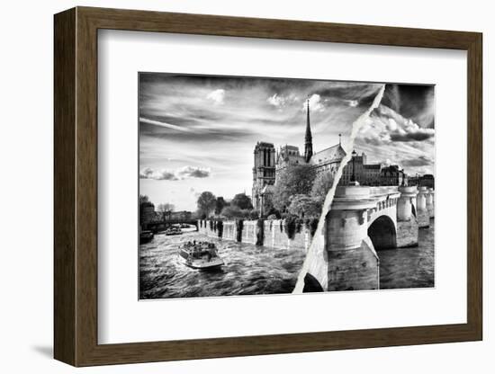 Dual Torn Posters Series - Paris - France-Philippe Hugonnard-Framed Photographic Print