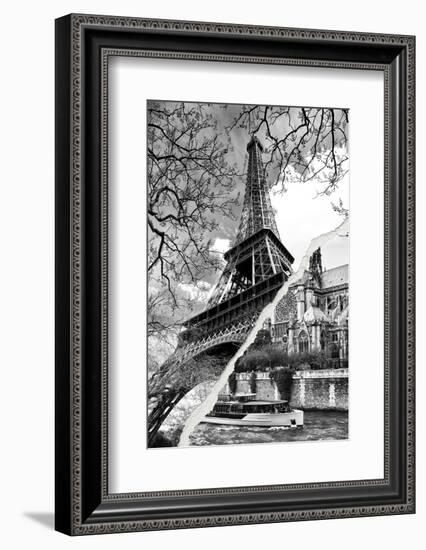 Dual Torn Posters Series - Paris - France-Philippe Hugonnard-Framed Photographic Print