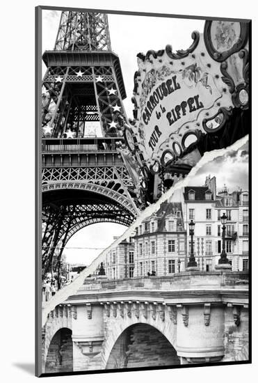 Dual Torn Posters Series - Paris - France-Philippe Hugonnard-Mounted Photographic Print