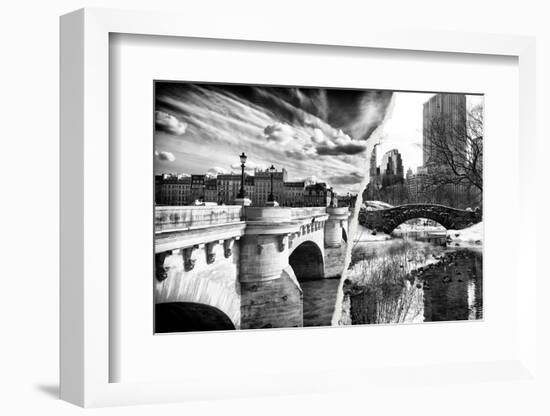 Dual Torn Posters Series - Paris - New York-Philippe Hugonnard-Framed Photographic Print