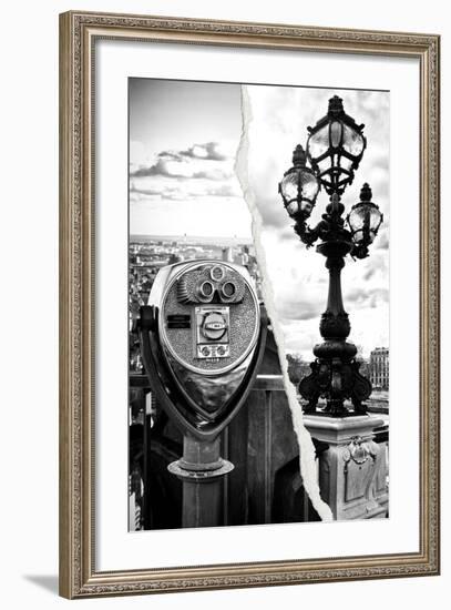 Dual Torn Posters Series - Paris - New York-Philippe Hugonnard-Framed Photographic Print