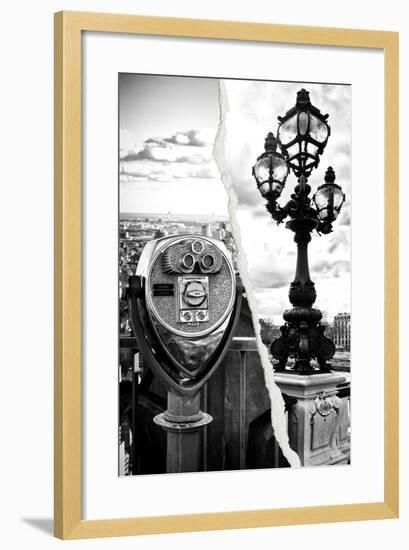 Dual Torn Posters Series - Paris - New York-Philippe Hugonnard-Framed Photographic Print