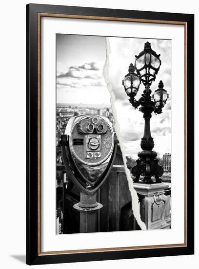 Dual Torn Posters Series - Paris - New York-Philippe Hugonnard-Framed Photographic Print