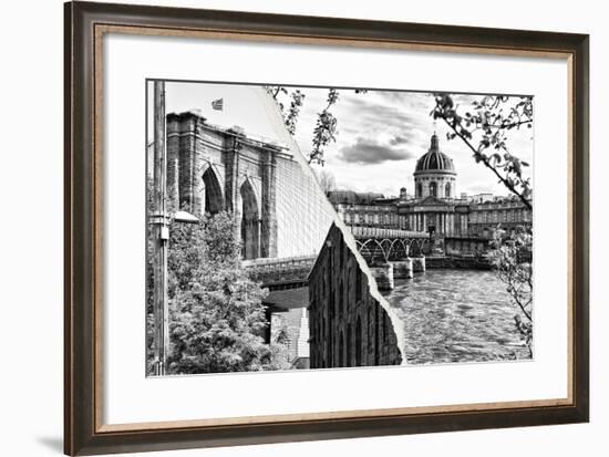 Dual Torn Posters Series - Paris - New York-Philippe Hugonnard-Framed Photographic Print